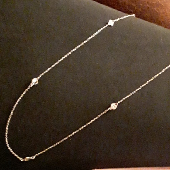 20 inch A+ quality CZ necklace 925 silver